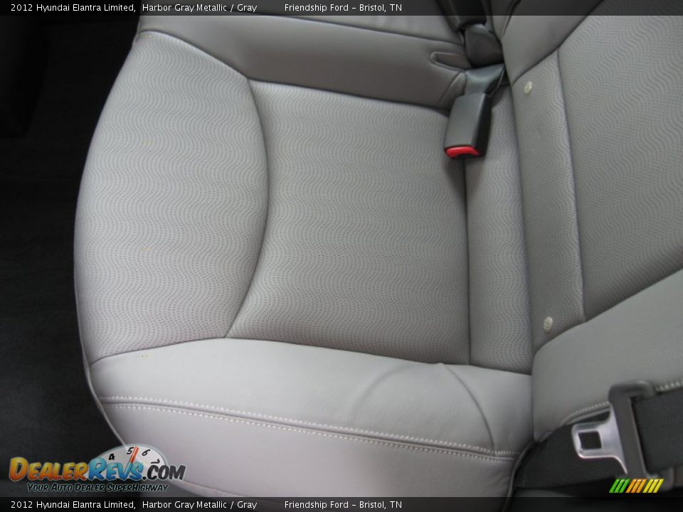 2012 Hyundai Elantra Limited Harbor Gray Metallic / Gray Photo #17