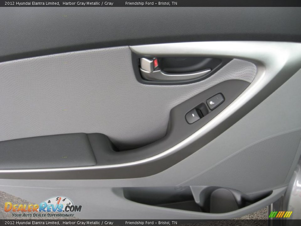 2012 Hyundai Elantra Limited Harbor Gray Metallic / Gray Photo #18