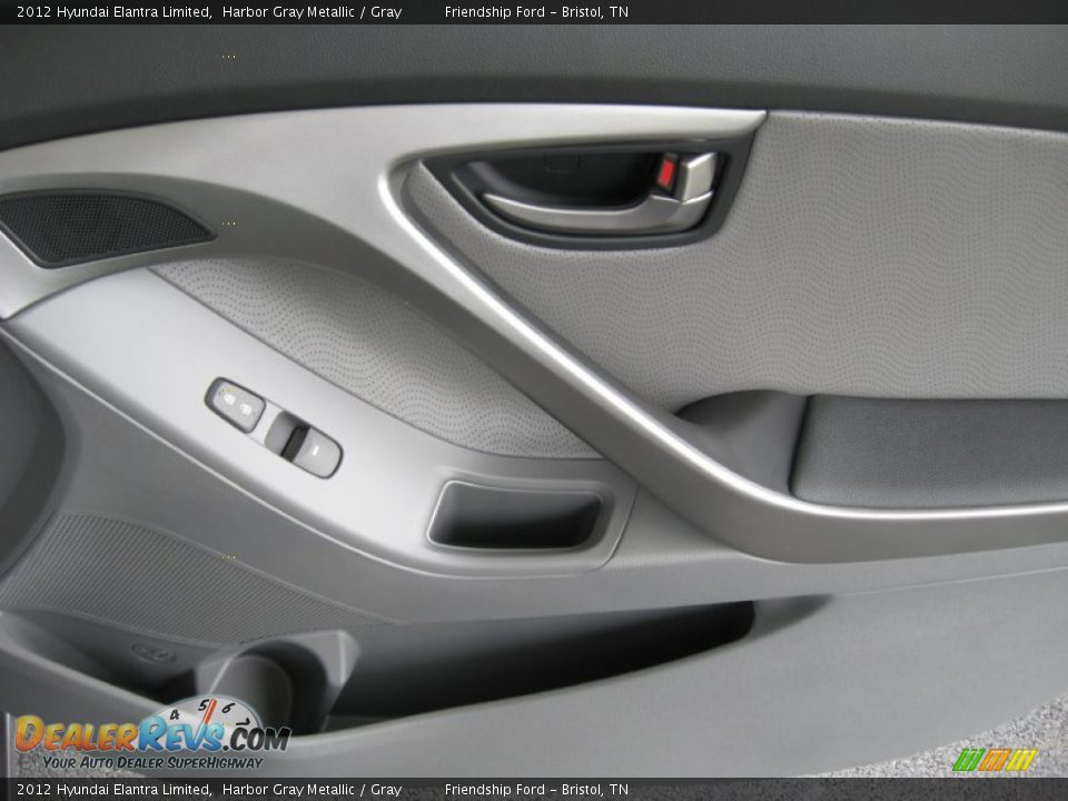 2012 Hyundai Elantra Limited Harbor Gray Metallic / Gray Photo #21