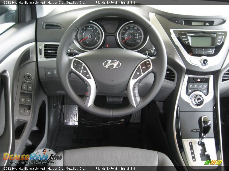 Dashboard of 2012 Hyundai Elantra Limited Photo #22
