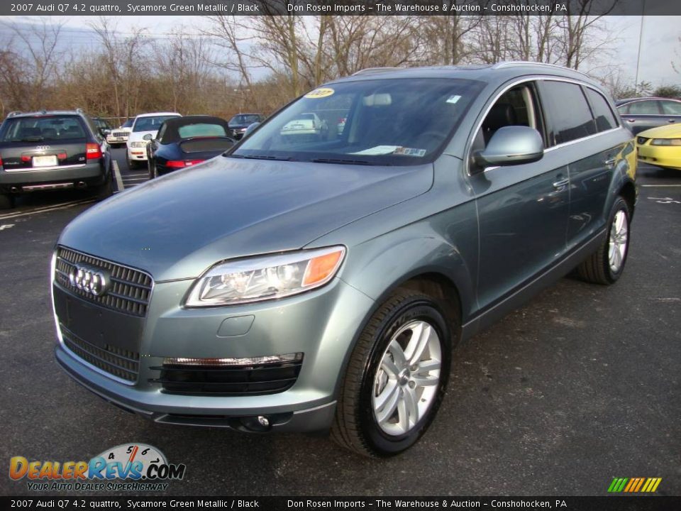 2007 Audi Q7 4.2 quattro Sycamore Green Metallic / Black Photo #1