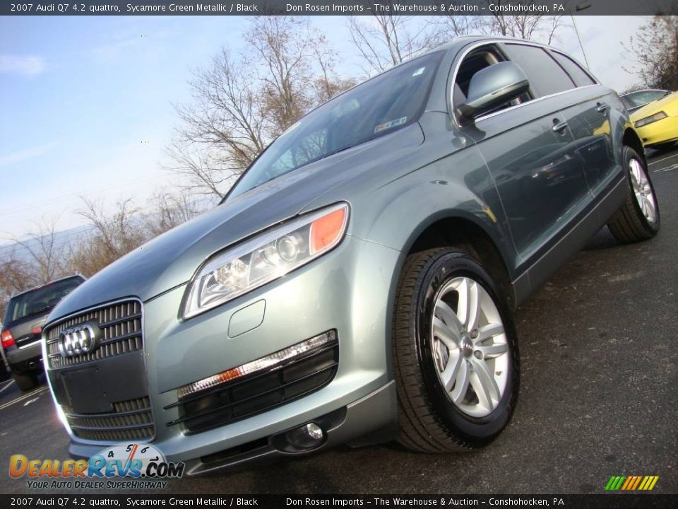 2007 Audi Q7 4.2 quattro Sycamore Green Metallic / Black Photo #2