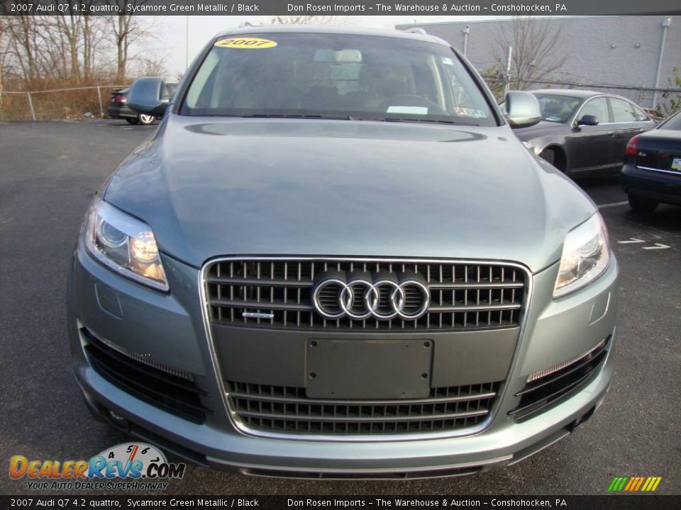 2007 Audi Q7 4.2 quattro Sycamore Green Metallic / Black Photo #3