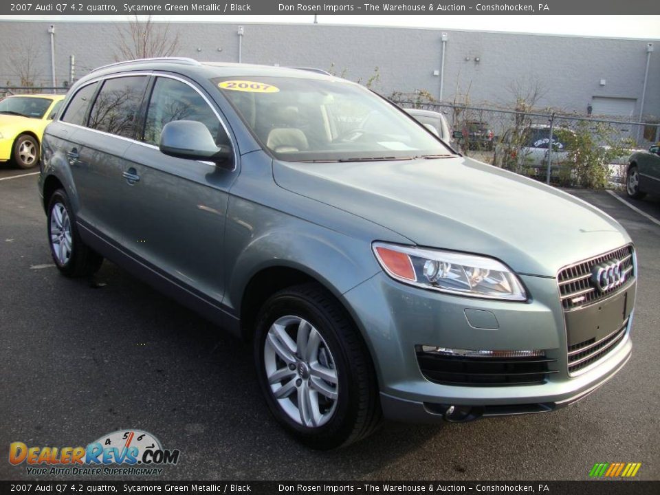 2007 Audi Q7 4.2 quattro Sycamore Green Metallic / Black Photo #4