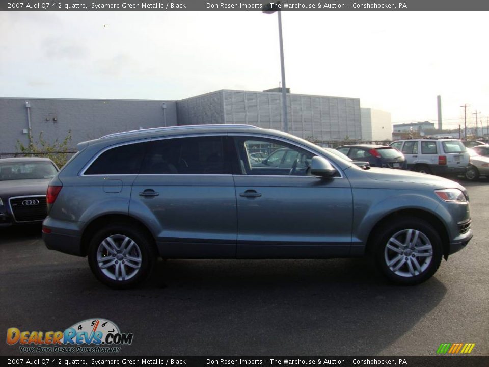 2007 Audi Q7 4.2 quattro Sycamore Green Metallic / Black Photo #6