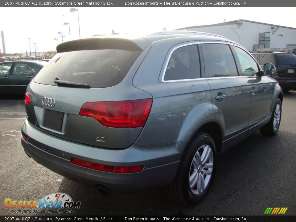 2007 Audi Q7 4.2 quattro Sycamore Green Metallic / Black Photo #7