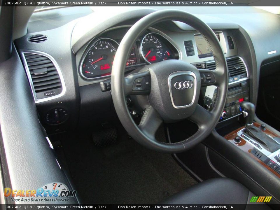 2007 Audi Q7 4.2 quattro Sycamore Green Metallic / Black Photo #11