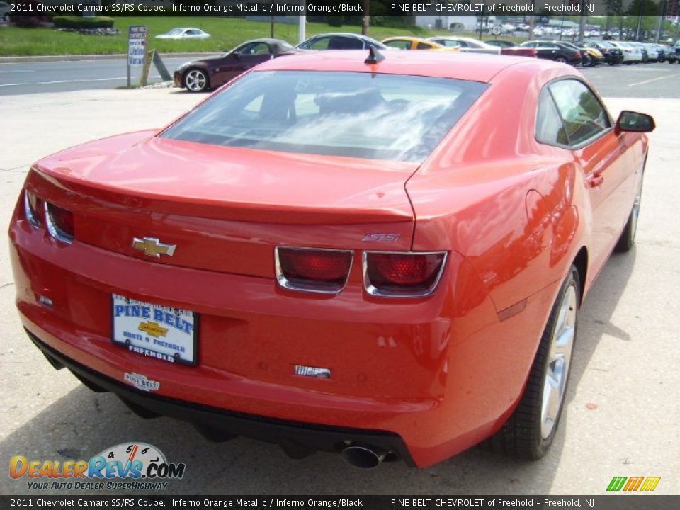 2011 Chevrolet Camaro SS/RS Coupe Inferno Orange Metallic / Inferno Orange/Black Photo #2