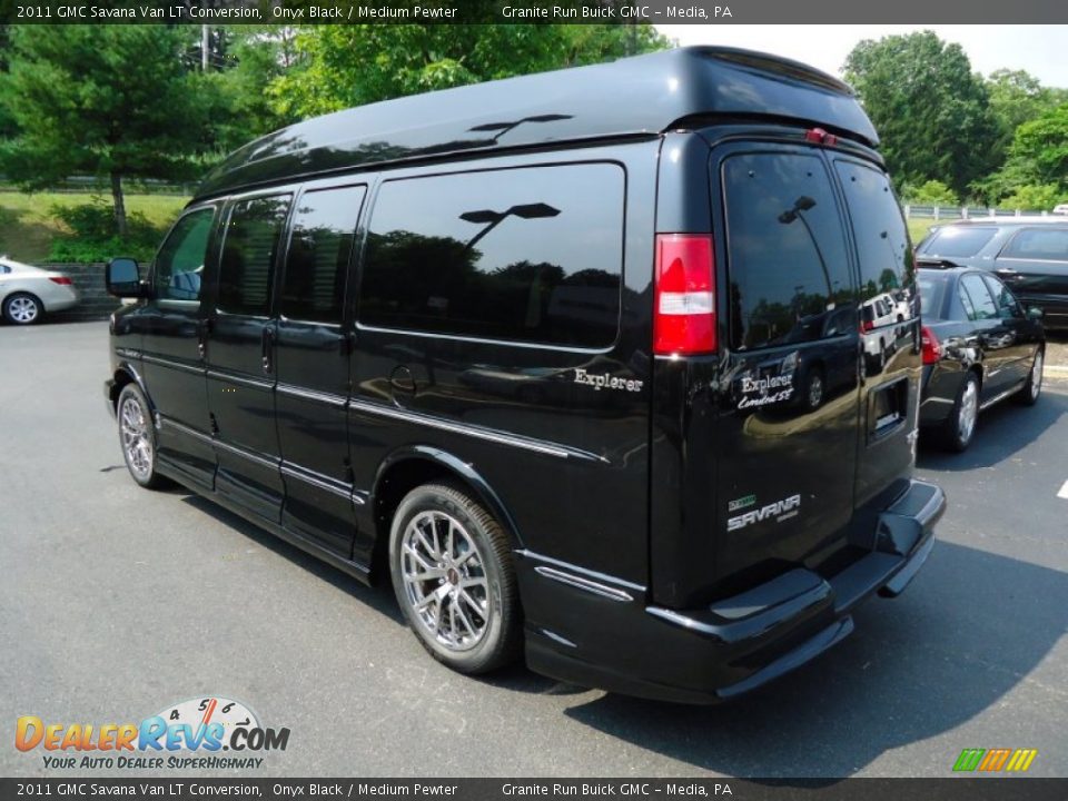 2011 GMC Savana Van LT Conversion Onyx Black / Medium Pewter Photo #5