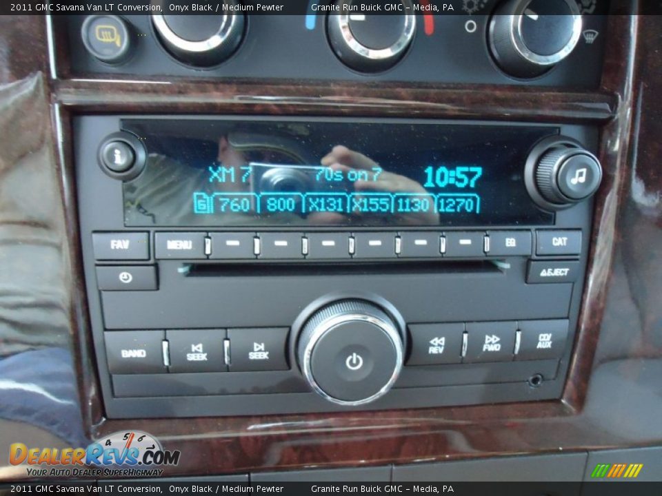 Controls of 2011 GMC Savana Van LT Conversion Photo #12