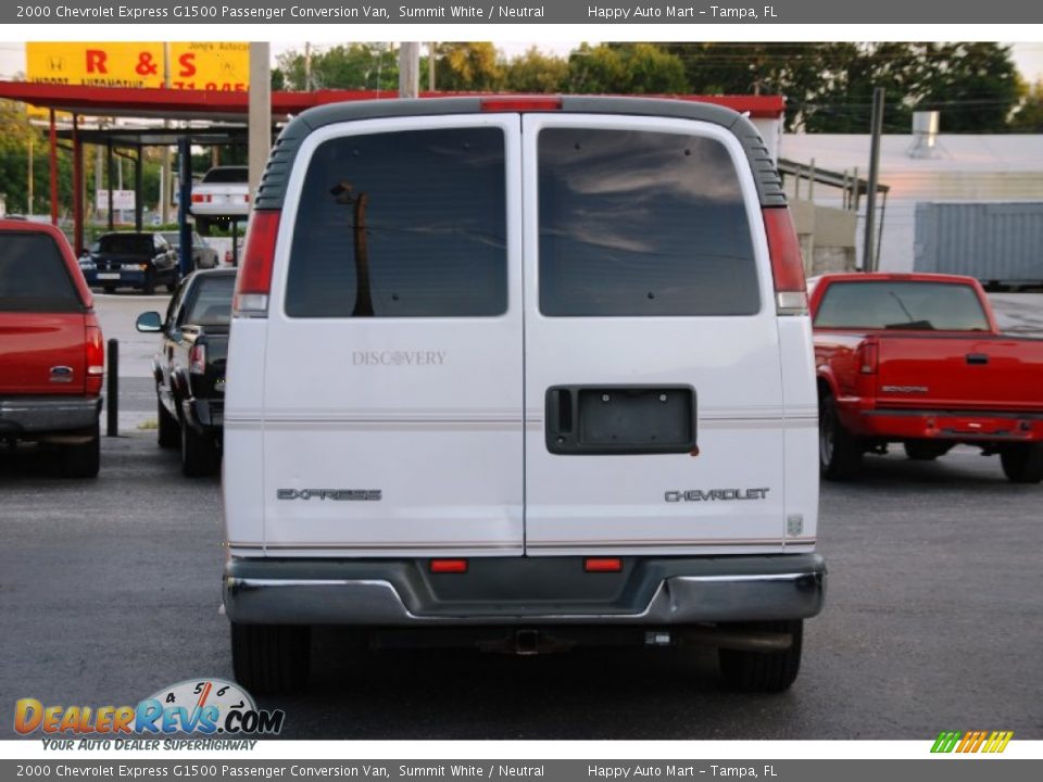 2000 Chevrolet Express G1500 Passenger Conversion Van Summit White / Neutral Photo #14