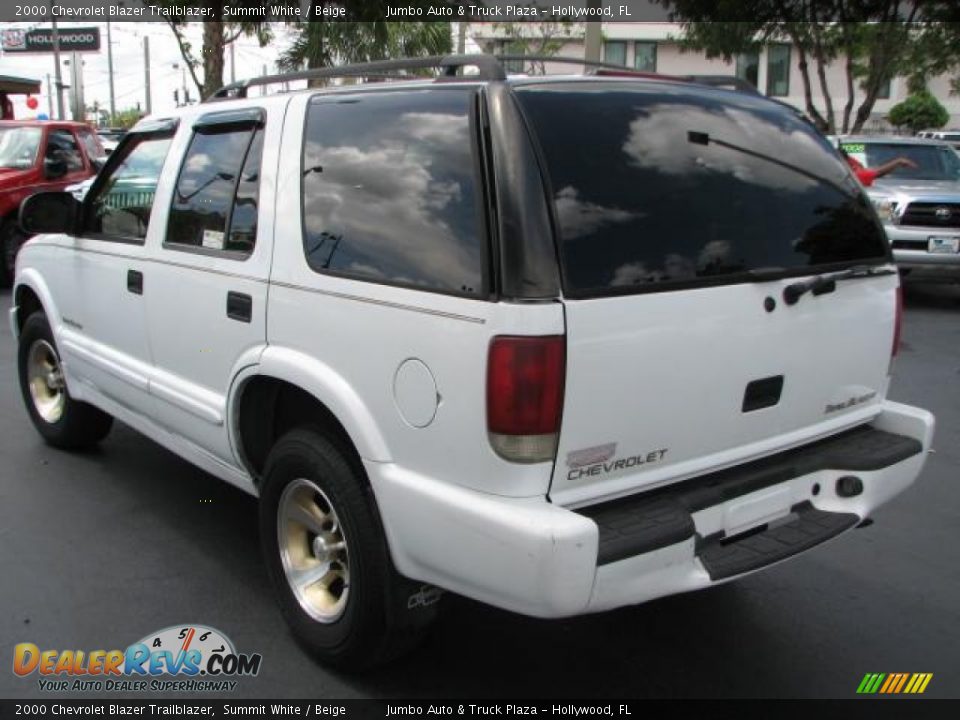 Summit White 2000 Chevrolet Blazer Trailblazer Photo #6