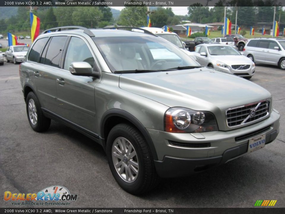 2008 Volvo Xc90 on 2008 Volvo Xc90 3 2 Awd Willow Green Metallic   Sandstone Photo  4