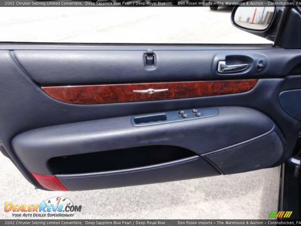 Door Panel of 2002 Chrysler Sebring Limited Convertible Photo #14