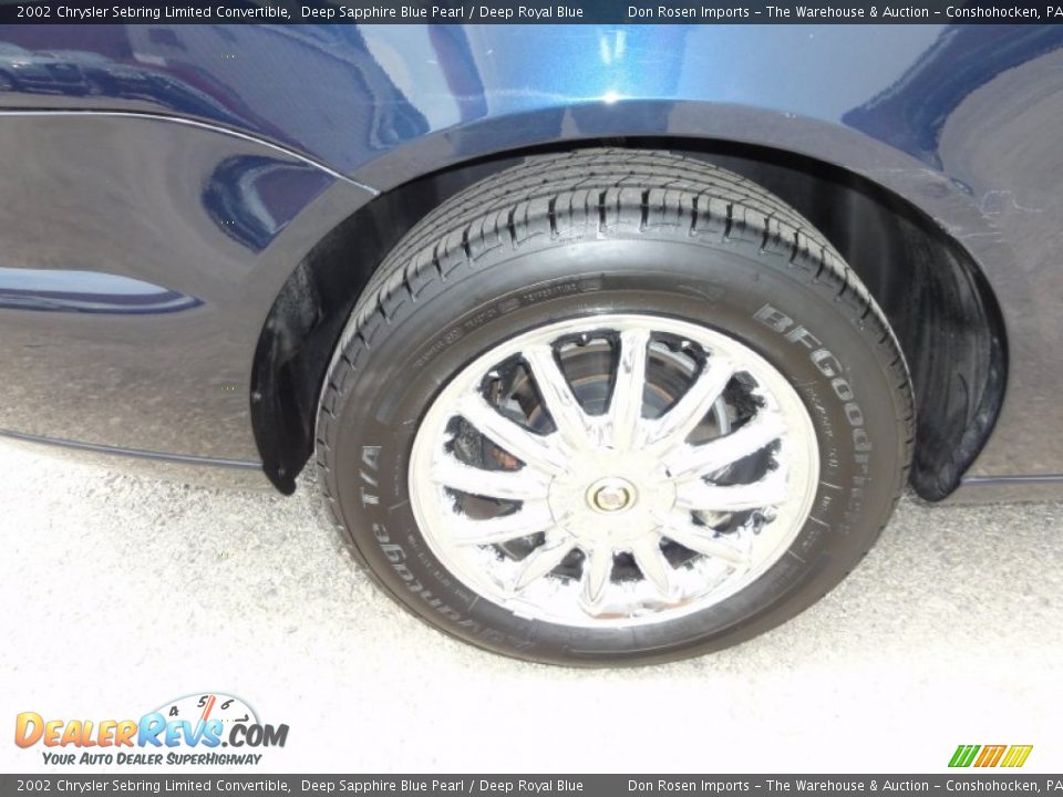 2002 Chrysler Sebring Limited Convertible Wheel Photo #25