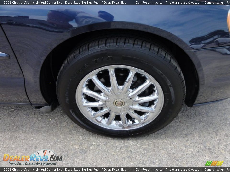 2002 Chrysler Sebring Limited Convertible Wheel Photo #26