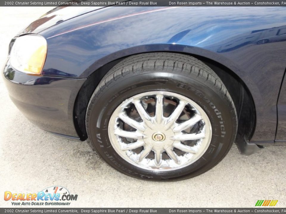 2002 Chrysler Sebring Limited Convertible Wheel Photo #31