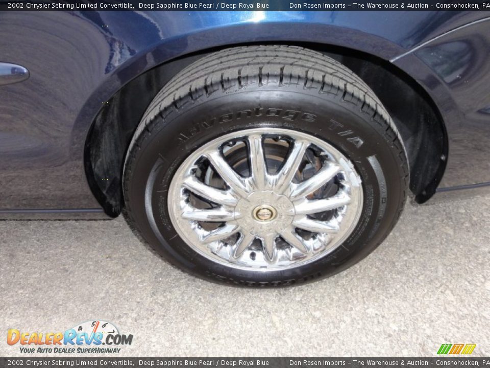 2002 Chrysler Sebring Limited Convertible Wheel Photo #32