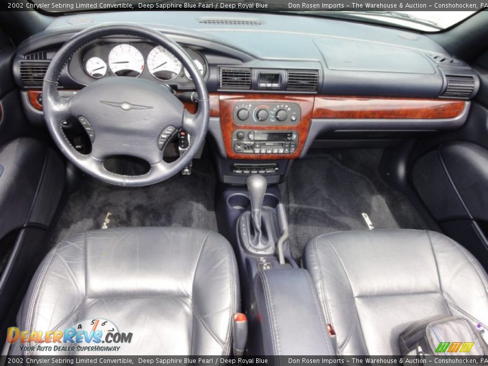 Dashboard of 2002 Chrysler Sebring Limited Convertible Photo #33