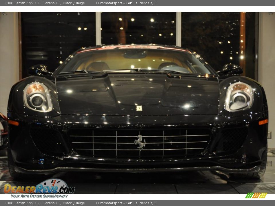 2008 Ferrari 599 GTB Fiorano F1 Black / Beige Photo #2