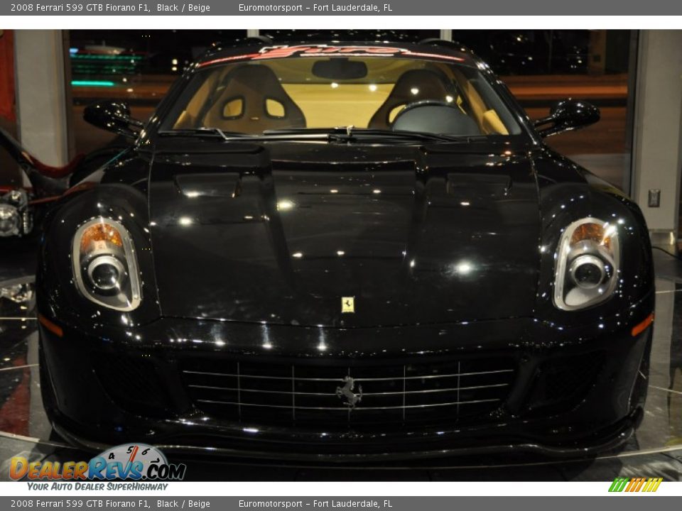 2008 Ferrari 599 GTB Fiorano F1 Black / Beige Photo #8