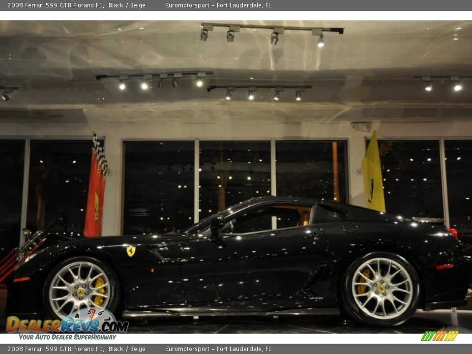 2008 Ferrari 599 GTB Fiorano F1 Black / Beige Photo #14