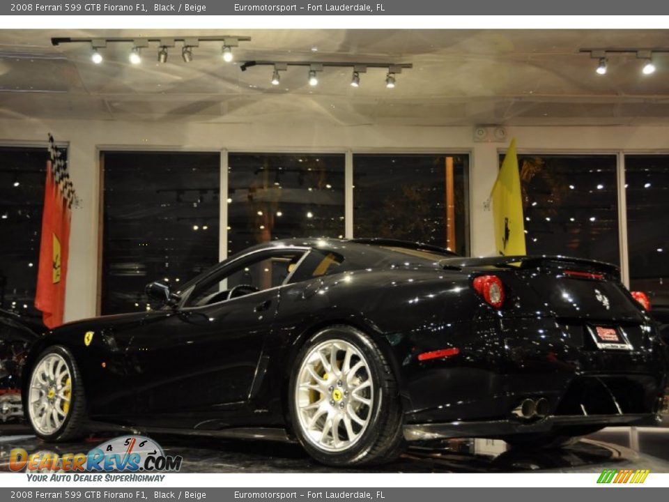 2008 Ferrari 599 GTB Fiorano F1 Black / Beige Photo #17