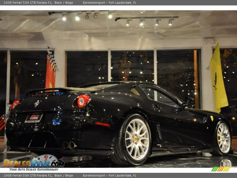 2008 Ferrari 599 GTB Fiorano F1 Black / Beige Photo #22