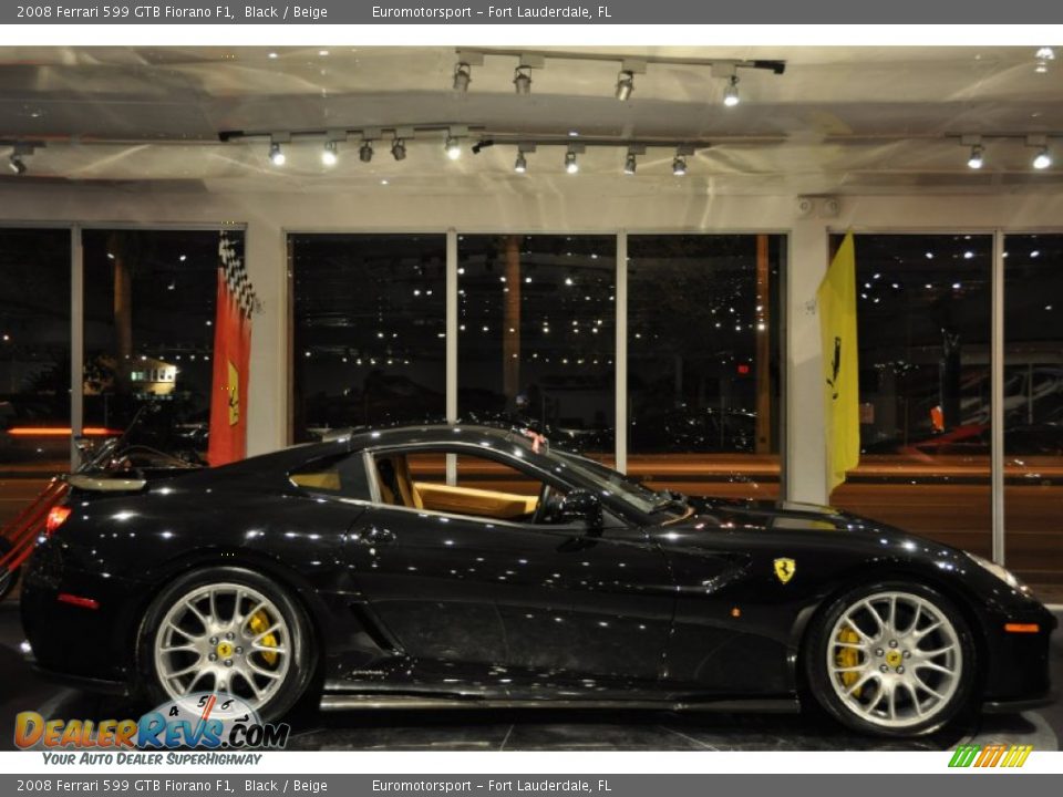 2008 Ferrari 599 GTB Fiorano F1 Black / Beige Photo #24