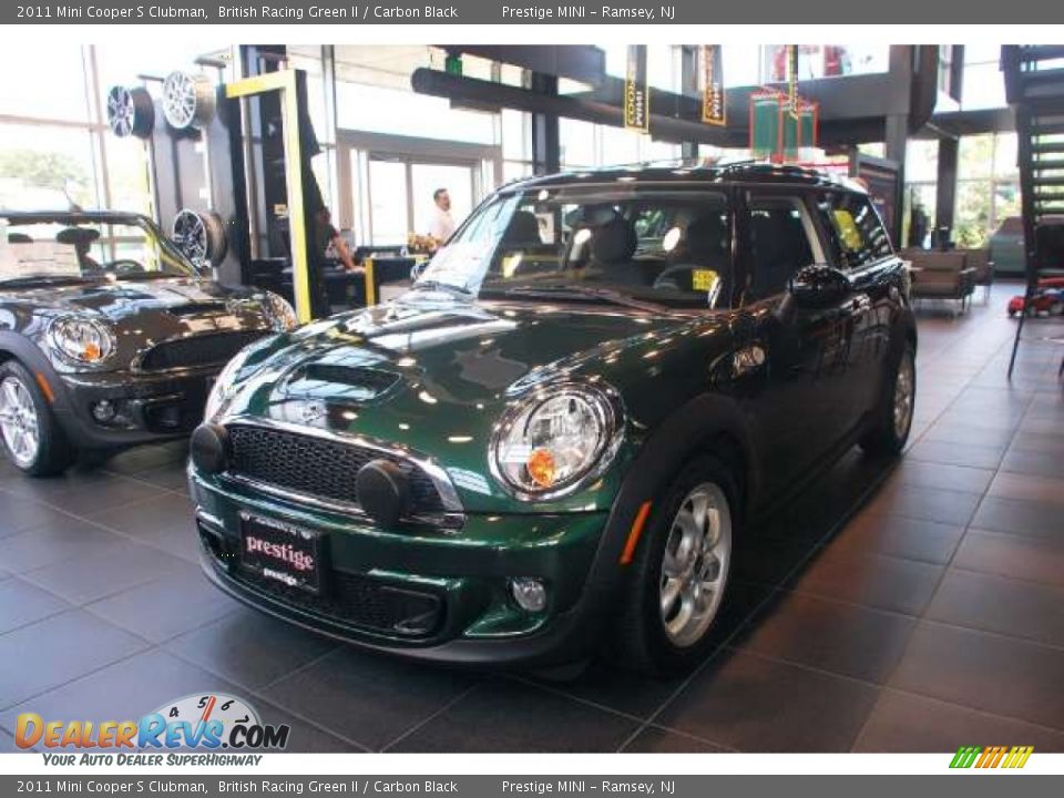 2011 Mini Cooper S Clubman British Racing Green II / Carbon Black Photo #1