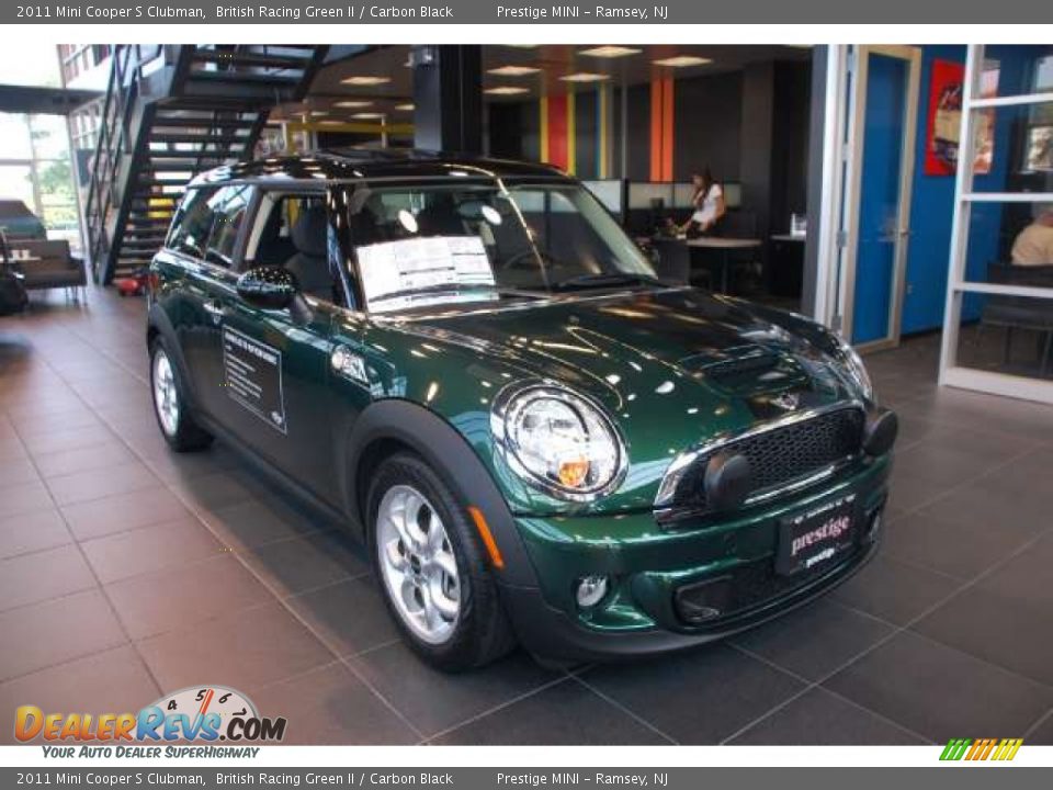 2011 Mini Cooper S Clubman British Racing Green II / Carbon Black Photo #9