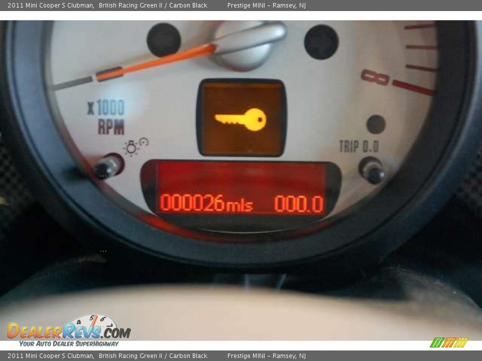 2011 Mini Cooper S Clubman British Racing Green II / Carbon Black Photo #16