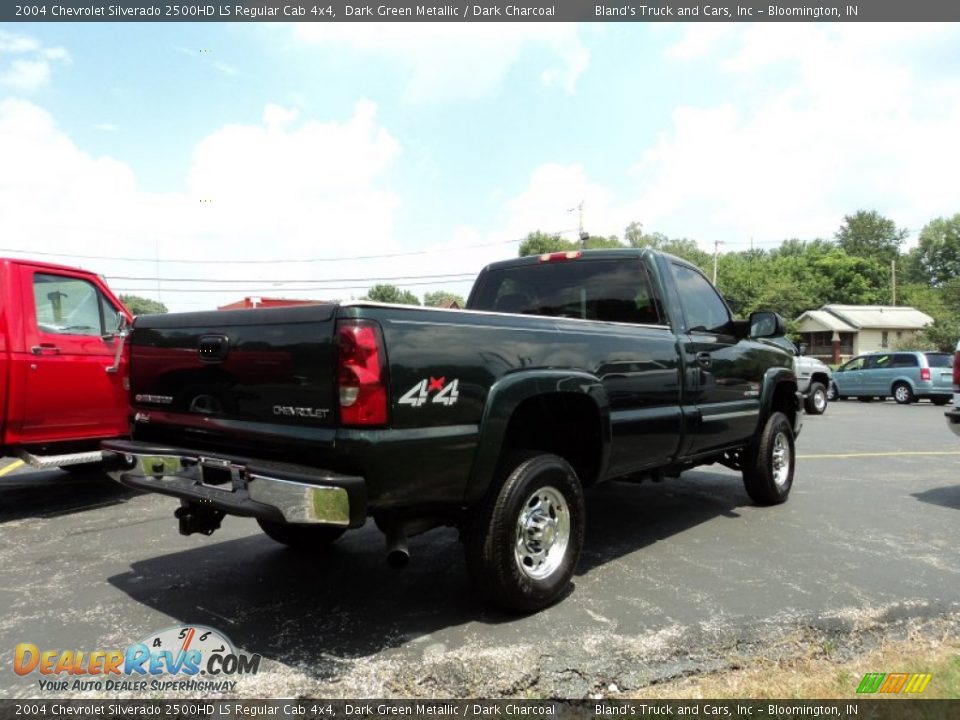 2004 Chevrolet Silverado 2500HD LS Regular Cab 4x4 Dark Green Metallic / Dark Charcoal Photo #3