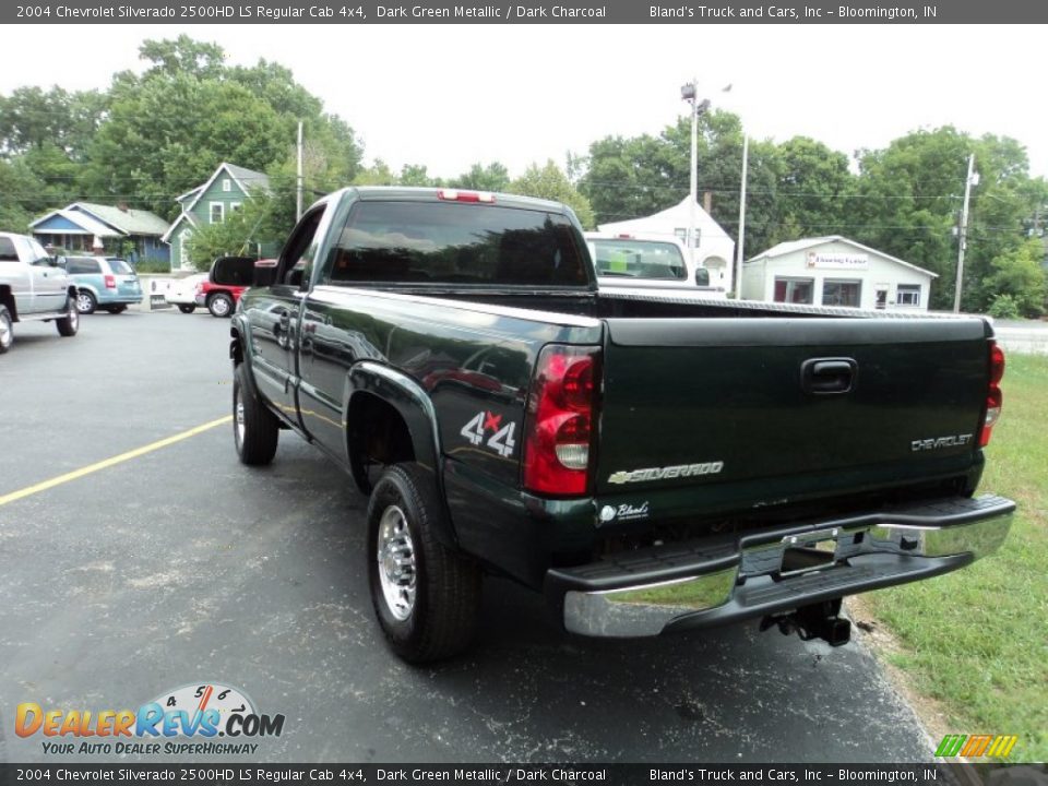 2004 Chevrolet Silverado 2500HD LS Regular Cab 4x4 Dark Green Metallic / Dark Charcoal Photo #25