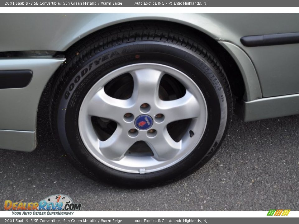 2001 Saab 9-3 SE Convertible Wheel Photo #32