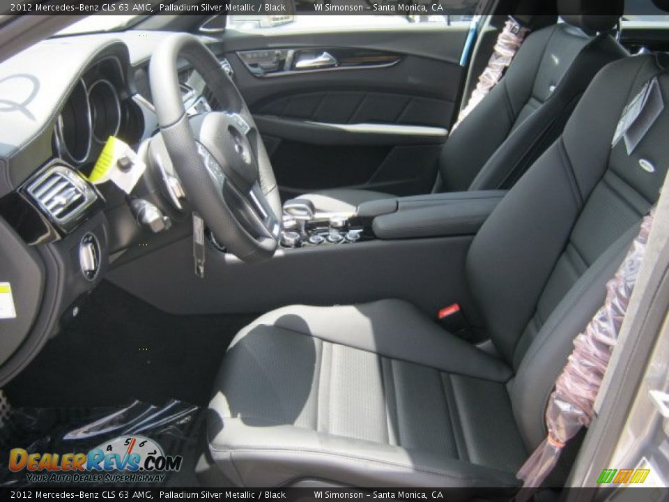 Black Interior - 2012 Mercedes-Benz CLS 63 AMG Photo #7