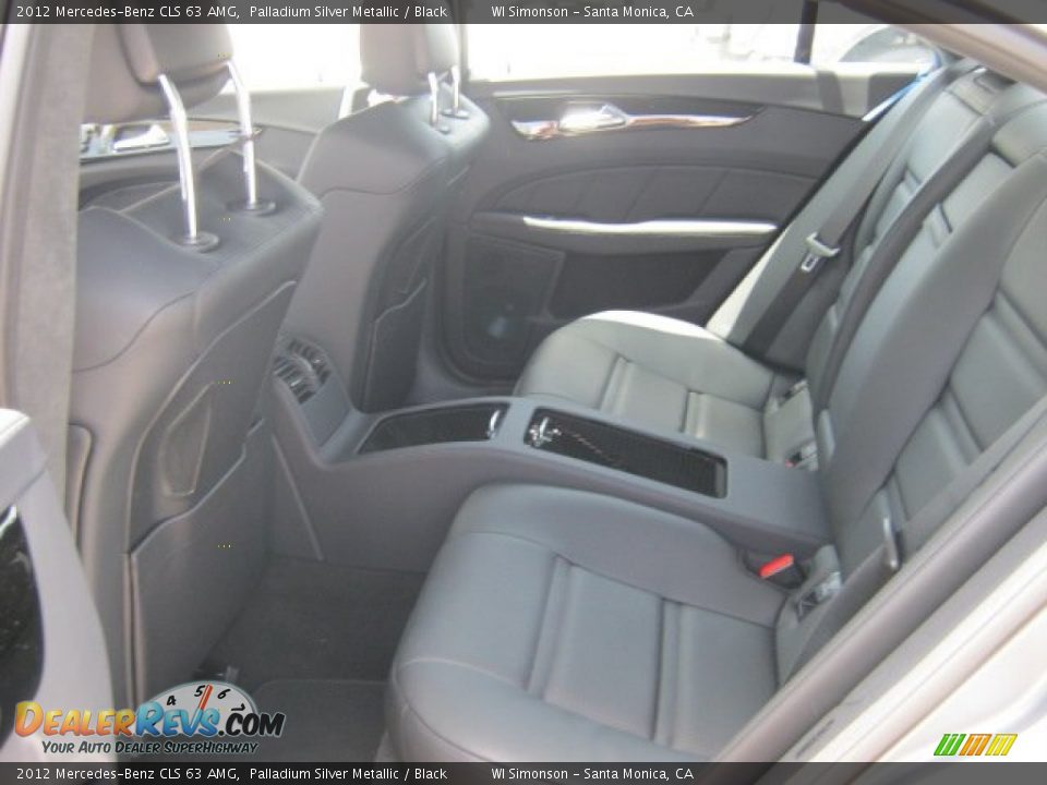 Black Interior - 2012 Mercedes-Benz CLS 63 AMG Photo #8