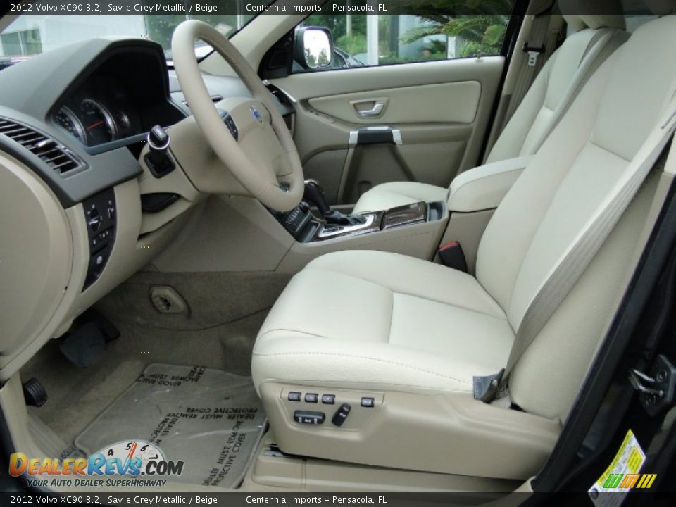 Beige Interior - 2012 Volvo XC90 3.2 Photo #10