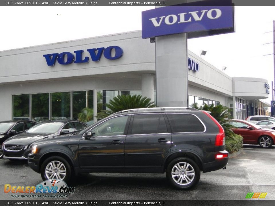 Savile Grey Metallic 2012 Volvo XC90 3.2 AWD Photo #2