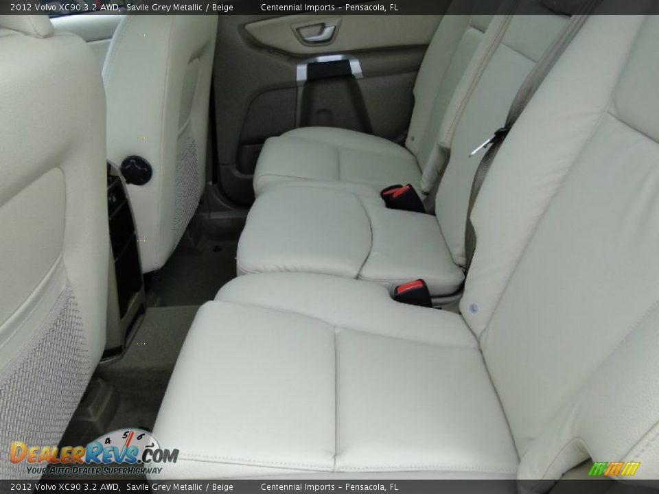Beige Interior - 2012 Volvo XC90 3.2 AWD Photo #16