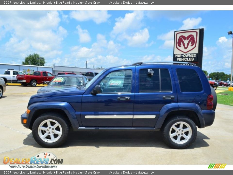 Midnight Blue Pearl 2007 Jeep Liberty Limited Photo #2