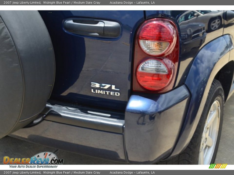 2007 Jeep Liberty Limited Midnight Blue Pearl / Medium Slate Gray Photo #5