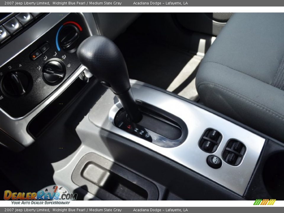 2007 Jeep Liberty Limited Midnight Blue Pearl / Medium Slate Gray Photo #26