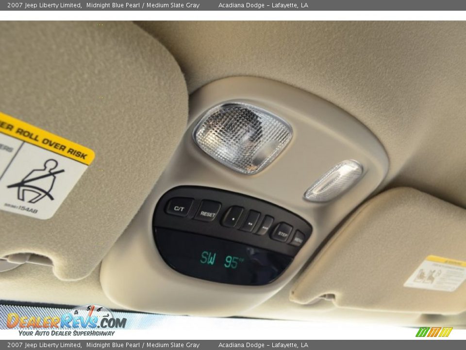 2007 Jeep Liberty Limited Midnight Blue Pearl / Medium Slate Gray Photo #28