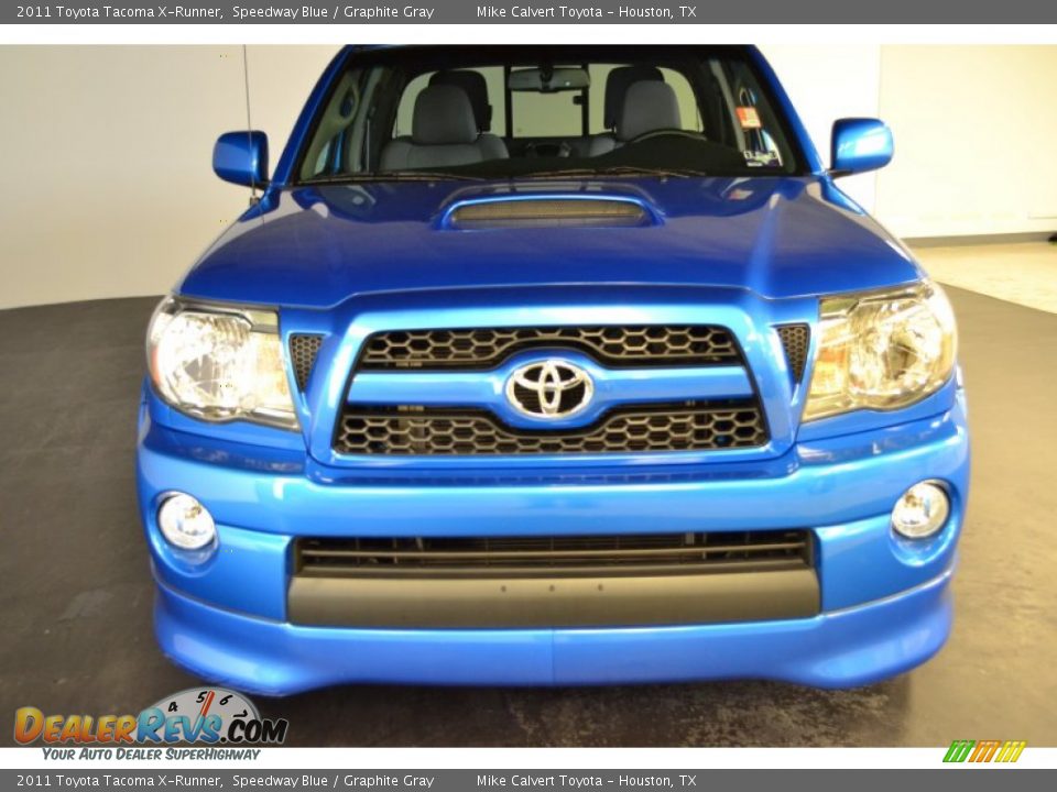 2011 Toyota Tacoma X-Runner Speedway Blue / Graphite Gray Photo #2