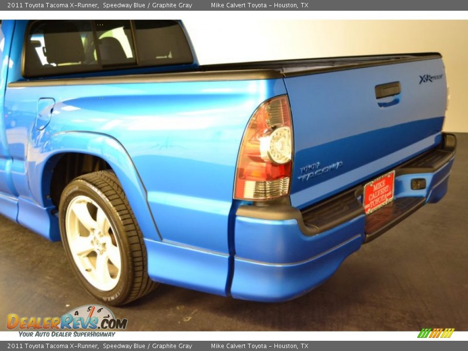 2011 Toyota Tacoma X-Runner Speedway Blue / Graphite Gray Photo #4