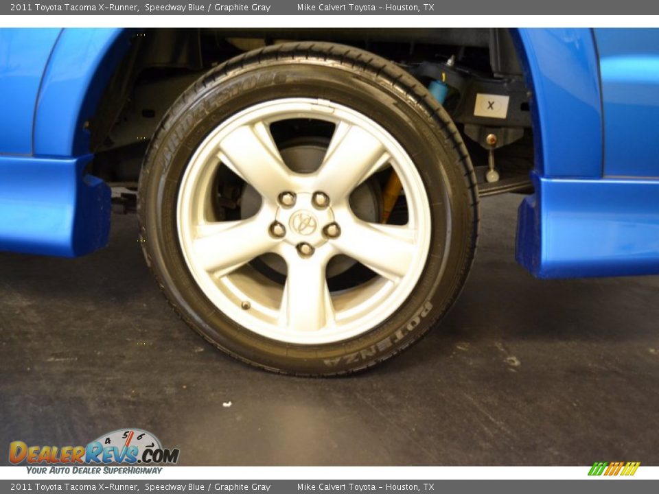 2011 Toyota Tacoma X-Runner Speedway Blue / Graphite Gray Photo #5