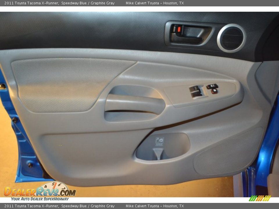 2011 Toyota Tacoma X-Runner Speedway Blue / Graphite Gray Photo #8