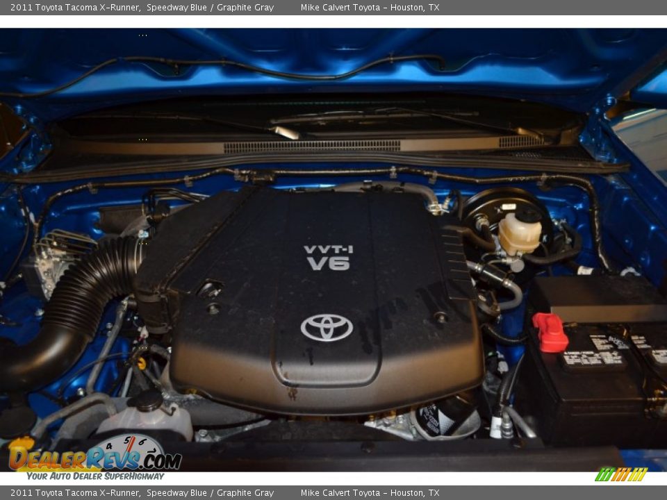 2011 Toyota Tacoma X-Runner Speedway Blue / Graphite Gray Photo #9