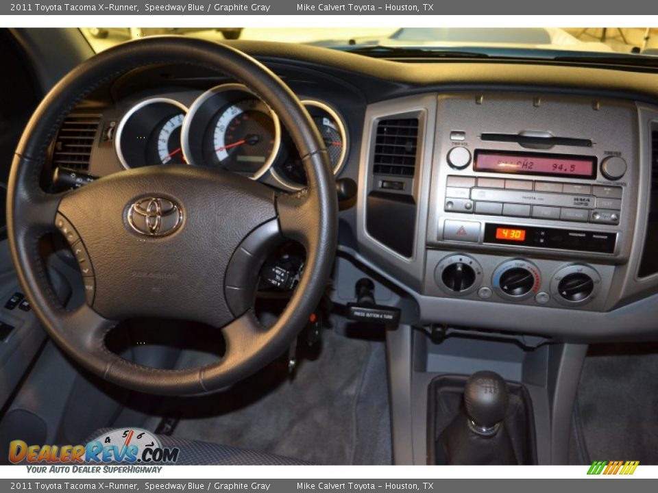 2011 Toyota Tacoma X-Runner Speedway Blue / Graphite Gray Photo #12